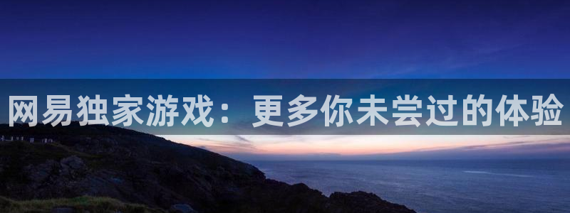 陕西bbin视讯子文化创意有限公司有什么游戏：网易独家游戏：更多你未尝过的体验