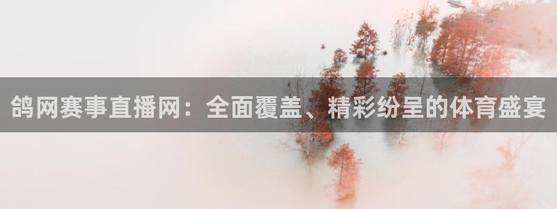 篮球直播jrkan：鸽网赛事直播网：全面覆盖、精彩纷呈的体育盛宴
